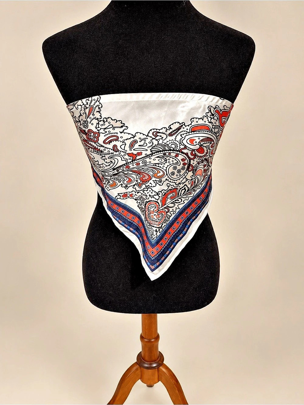 SHEIN Paisley Multiway Scarf Top XS | Bandana & Head Wrap